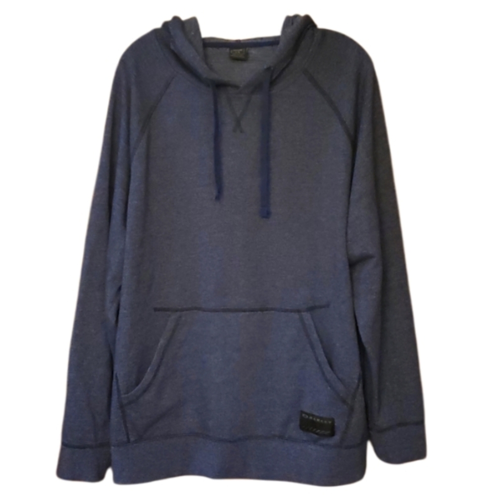 Oakley Mens Heathered Navy Hoodie Size‎ Large